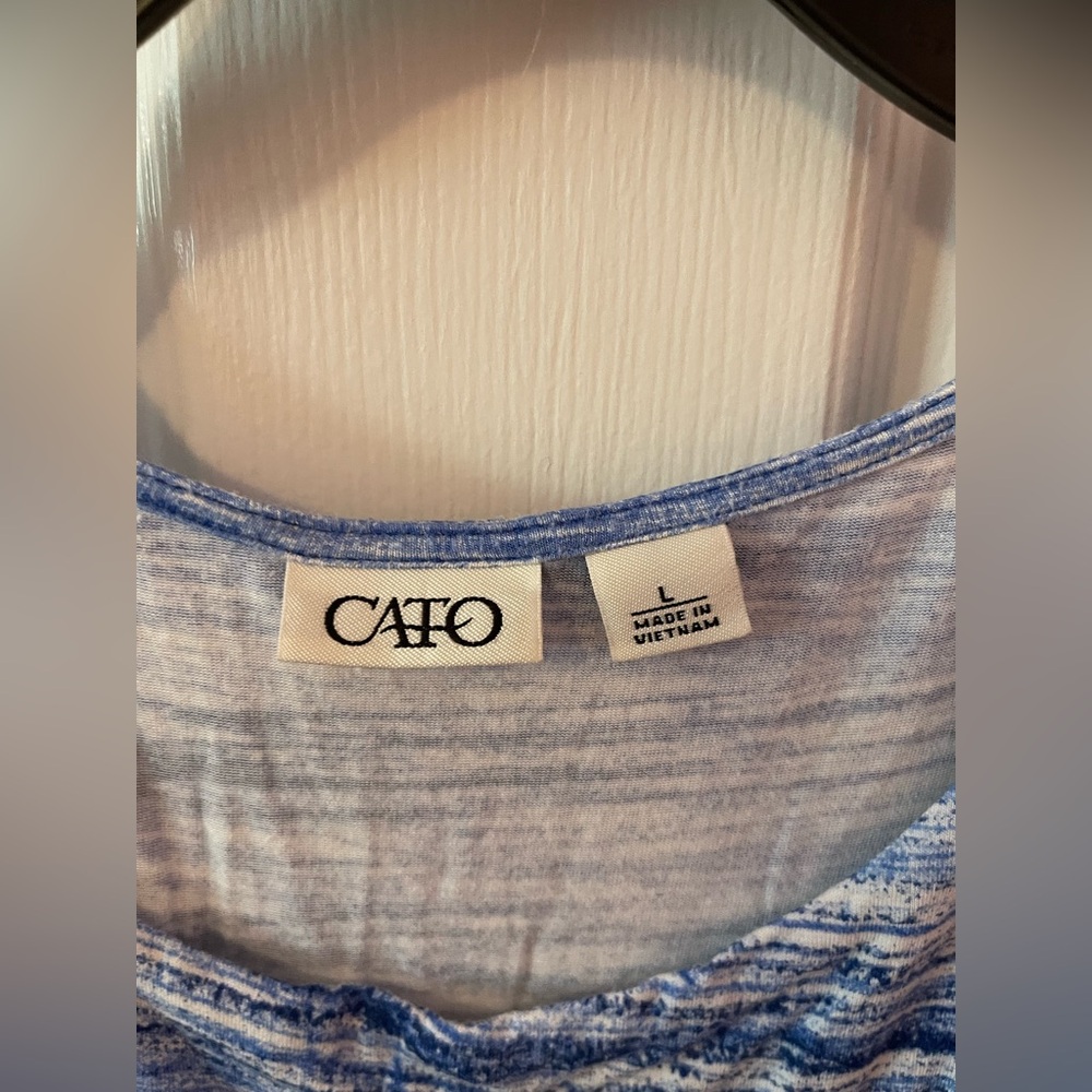 CATO Abstract Ruffle Tank - Picture 5 of 14